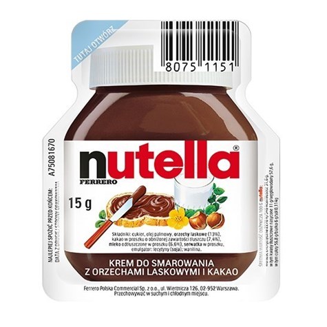 FERRERO NUTELLA 15g /6/0 display