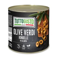 HUGLI OLIWKI ZIELONE KROJONE W ZALEWIE 2,6kg /6/