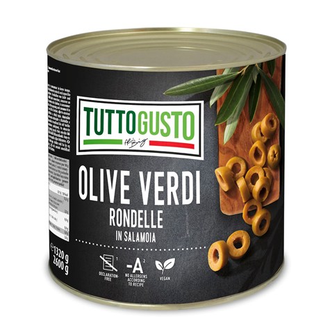 HUGLI OLIWKI ZIELONE KROJONE W ZALEWIE 2,6kg /6/