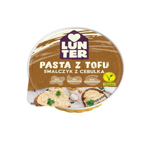 LUNTER SMALCZYK ROŚLINNY Z TOFU I CEBULĄ 75g /10/