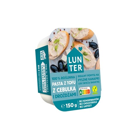 LUNTER PASTA Z TOFU Z CEBULKĄ I DROŻDŻAMI 150g /9/