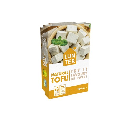 LUNTER TOFU NATURALNE 180g /10/ KOSTKA