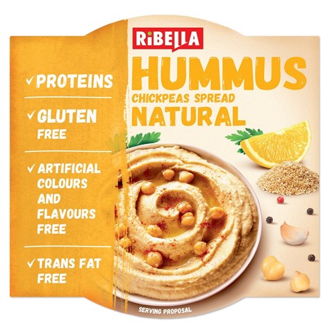 RIBELLA HUMMUS NATURALNY 200g /12/