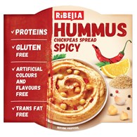 RIBELLA HUMMUS PIKANTNY Z AJVAR I PAPRYKĄ 200g /12/