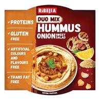 RIBELLA HUMMUS Z KARMELIZOWANĄ CEBULĄ 200g /12/