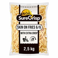 MCCAIN FRYTKI SURECRISP SKIN ON 6/6 mm 2,5kg/5