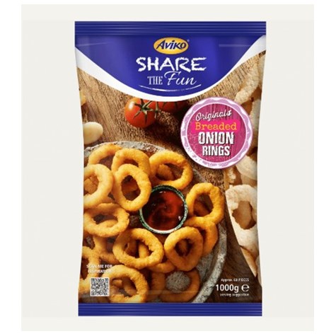 AVIKO KRĄŻKI CEBULOWE PANIEROWANE 1000g /6/