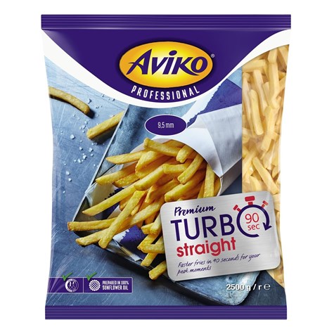 AVIKO FRYTKI PREMIUM TURBO PROST 9,5mm 2,5kg/5