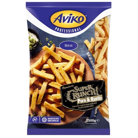 AVIKO FRYTKI SUPER CRUNCH PURE & RUSTIC 2,5kg /4/
