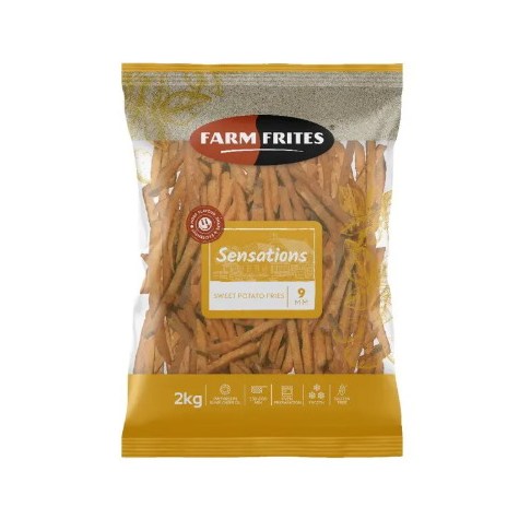 FARM FRITES SWEET POTATO FRIES FRYTKI Z BATATÓW 2 KG /5/
