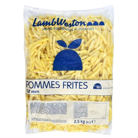 LAMB FRYTKI POMMES FRITES 7x7mm LW F77 2,5kg /4/