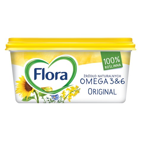 FLORA ORGINAL MARGARYNA 400g/8/ żółta