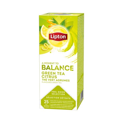 LIPTON HERBATA FGS ZIELONA Z CYTRUSAMI 25szt. /6/