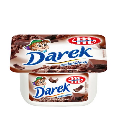 MLEKOVITA DAREK SEREK HOMOGENIZOWANY CZEKOLADOWY 150G /16/