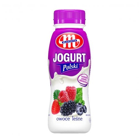 MLEKOVITA JOGURT POLSKI PITNY OWOCE LEŚNE 250G /6/