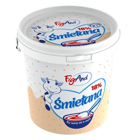 FIGAND ŚMIETANA 18% 1KG