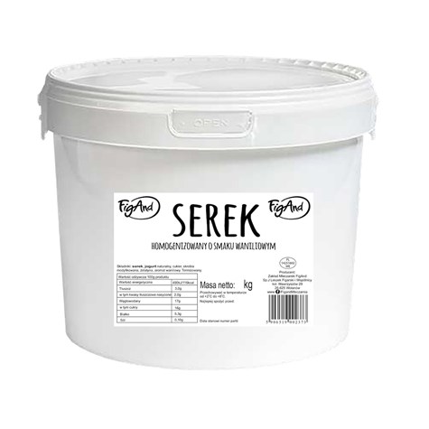 SEREK HOMOGENIZOWANY WANILIA LUZ 10KG