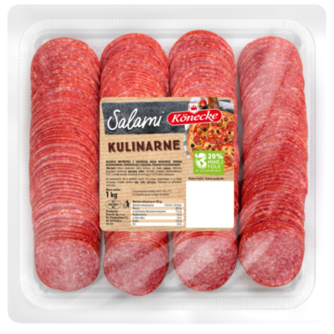 KONECKE SALAMI KULINARNE PLASTRY 1KG