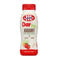 JOGURT PITNY DAR PURE BANAN-TRUSKAWKA BEZ DODATKU CUKRU 250G /6/