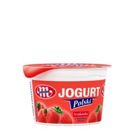 MLEKOVITA JOGURT POLSKI TRUSKAWKA KUBEK 100G /20/